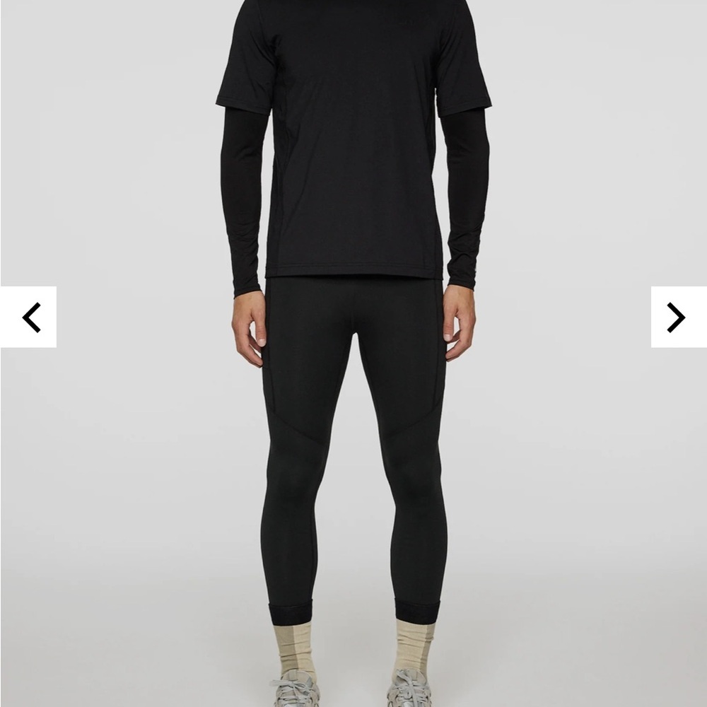 J.Lindeberg Anthony Tights Compression Slim Fit Men’s Size Large Black New